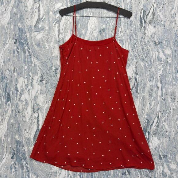 Dress Forum Preppy red heart polkadot minidress (M) - Picture 3 of 6